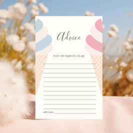 アドバイスアイスクリームパステルカラージェンダーリビール