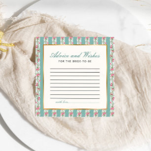 アドバイスウィズラブシャックフィッシャーブライダルシャワー エンクロージャーカード