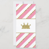 アドバイスカードお母さん、赤ちゃんシャワー、金ゴールド用フェイク (裏面)