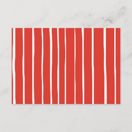 アドバイスカードとウィッシュズカード | イチゴの赤ちゃんシャワー エンクロージャーカード (裏面)