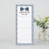 アドバイスカードのママとbe,小さな男の赤ちゃんシャワー (スタンド正面)