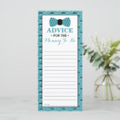 アドバイスカードのママとbe，小さな男の赤ちゃんシャワー (スタンド正面)