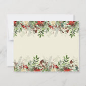 アドバイスカードウィンター |植物学用ゲームカード サンキューカード (裏面)