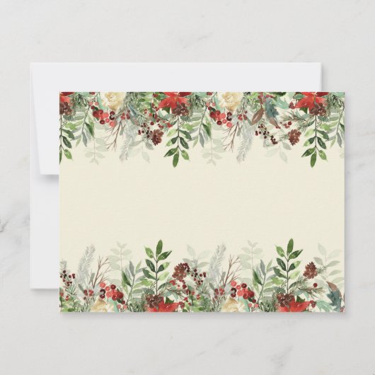 アドバイスカードウィンター |植物学用ゲームカード サンキューカード (裏面)