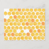 アドバイスカードビー植物性フローラベビーシャワー エンクロージャーカード (裏面)