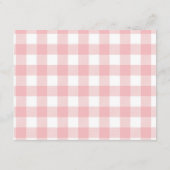 アドバイスカードピンクアイスクリームブライダルシャワー エンクロージャーカード (裏面)