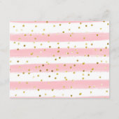 アドバイスカードピンクホットエアバルーン動物ジャングル エンクロージャーカード (裏面)