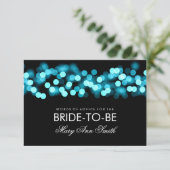 アドバイスカードブライダルシャワーターコイズハリウッドグラム アドバイスカード (スタンド正面)