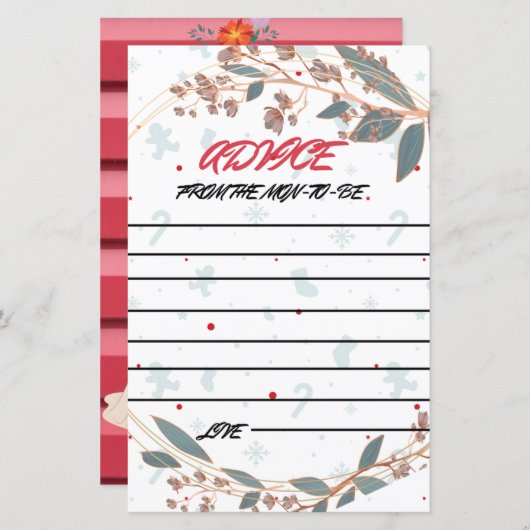 アドバイスカード (正面/裏面)