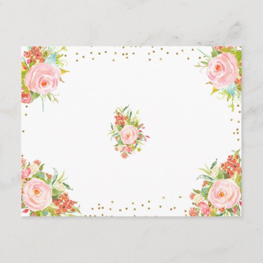 アドバイスカード4月シャワー5月の花をもたらす エンクロージャーカード (裏面)