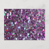 アドバイスカード |パープル紙吹雪グリッター (裏面)