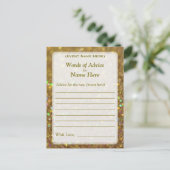 アドバイスカード |金ゴールドグラムグリッター (スタンド正面)