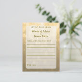 アドバイスカード |金ゴールド《写真》ぼけ味灯 (スタンド正面)