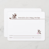 アドバイスカードRxドクタープレシフィケーションゲストブック アドバイスカード (正面/裏面)