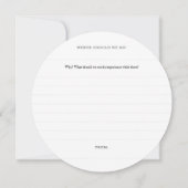 アドバイスカーユニークドゲストブック旅行アイディアカード カード (裏面)