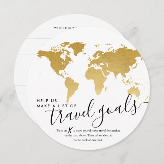 アドバイスカーユニークドゲストブック旅行アイディアカード カード (正面/裏面)