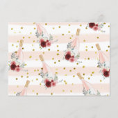 アドバイスザブライドザシャンパーニュフローラ エンクロージャーカード (裏面)