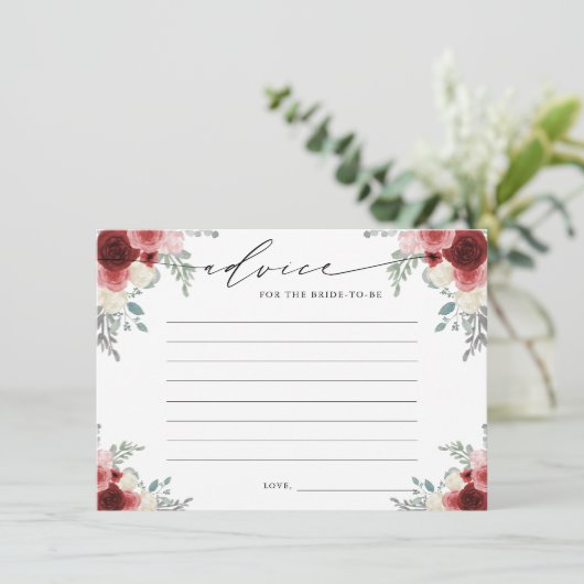 アドバイスザブライドザシャンパーニュフローラ エンクロージャーカード (スタンド正面)