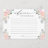 アドバイスザブライドザシャンパーニュフローラ エンクロージャーカード (正面)