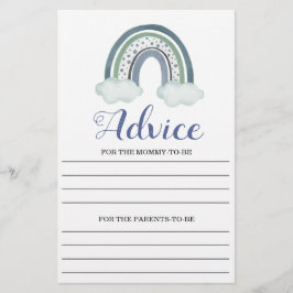 アドバイスブルー男の赤ちゃんシャワーゲーム