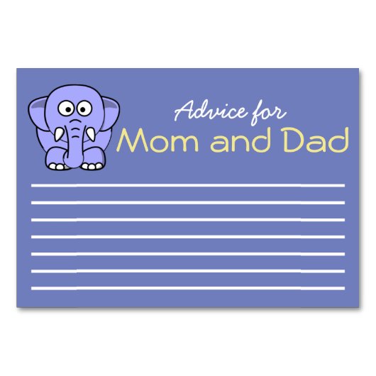 アドバイスママとパパ テーブルナンバー (正面)