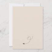 アドバイスママ世界地図旅行ベビーシャワーゲームカード 招待状 (裏面)