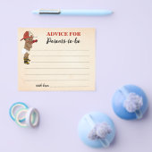 アドバイスママ&パパオウムファイアーマンベビーシャワーカード チラシ (シングル)