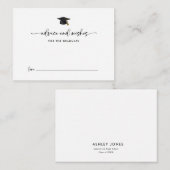 アドバイスモダンが卒業式を希望する エンクロージャーカード (正面/裏面)