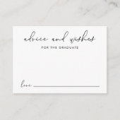 アドバイス卒業希望 エンクロージャーカード (正面)