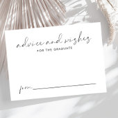 アドバイス及び卒業の希望 エンクロージャーカード