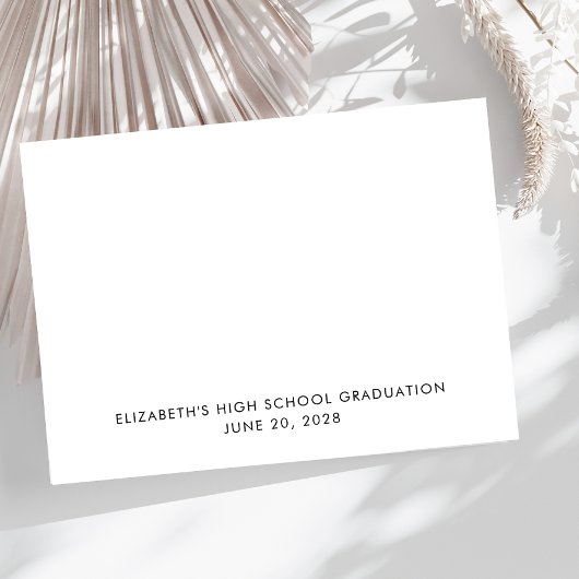 アドバイス及び卒業の希望 エンクロージャーカード