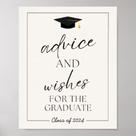 アドバイス及び卒業式への願い ポスター