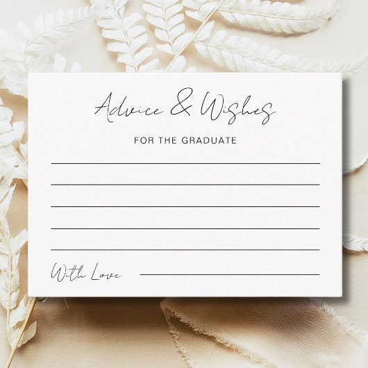アドバイス及び卒業生会への希望 ノートカード