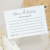 アドバイス及び卒業生会への希望 ノートカード