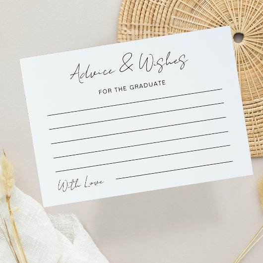 アドバイス及び卒業生会への希望 ノートカード