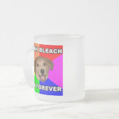 アドバイス犬 フロストグラスマグカップ (正面左)