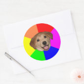 アドバイス犬 ラウンドシール (封筒)