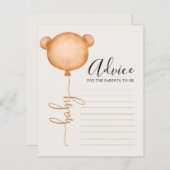 アドバイス親かわいい赤ちゃんシャワーゲーム (正面/裏面)