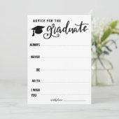 アドバイス | はっきりしたタイポグラフィ 招待状 (スタンド正面)