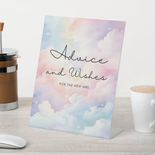 アドバイス&ウィズドリーミークラウドスカイブライダルシャワー 台座サイン (インサイチュ)