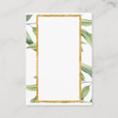 アドバイス&ウィズボタニカルブライダルシャワーパーティー エンクロージャーカード (裏面)