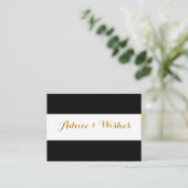 アドバイス&ウィッシュウェディングカード アドバイスカード (スタンド正面)