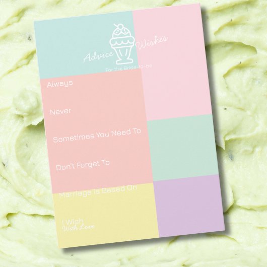 アドバイス&ウィッシュズフォーザブライドブライダルシャワー