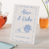 アドバイス&ウィッシュズフォー花嫁ブライダルシャワー 台座サイン (インサイチュ)