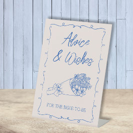 アドバイス&ウィッシュズフォー花嫁ブライダルシャワー 台座サイン