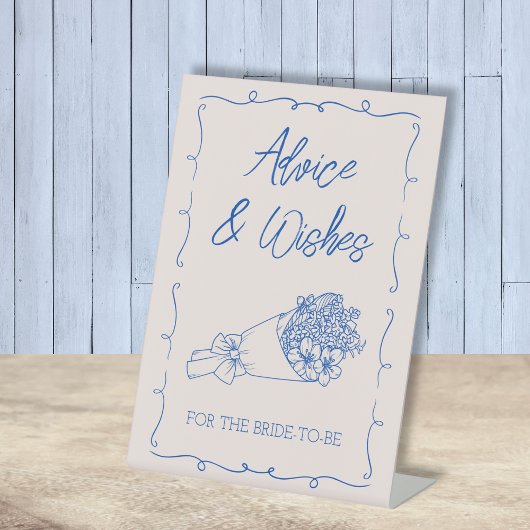 アドバイス&ウィッシュズフォー花嫁ブライダルシャワー 台座サイン