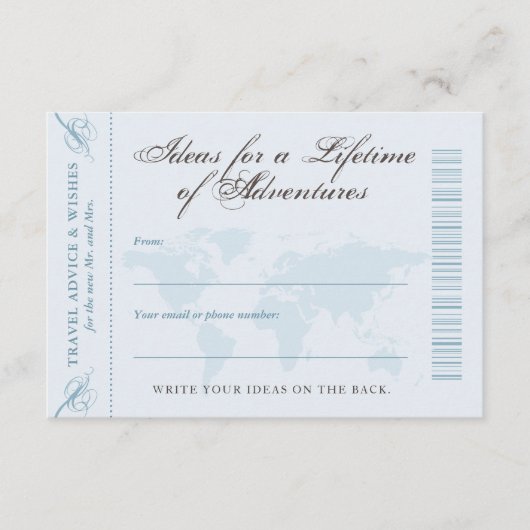 アドバイス&ウィッシュトラベルアドベンチャーデイトナイトカード アドバイスカード (正面)