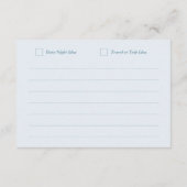 アドバイス&ウィッシュトラベルアドベンチャーデイトナイトカード アドバイスカード (裏面)