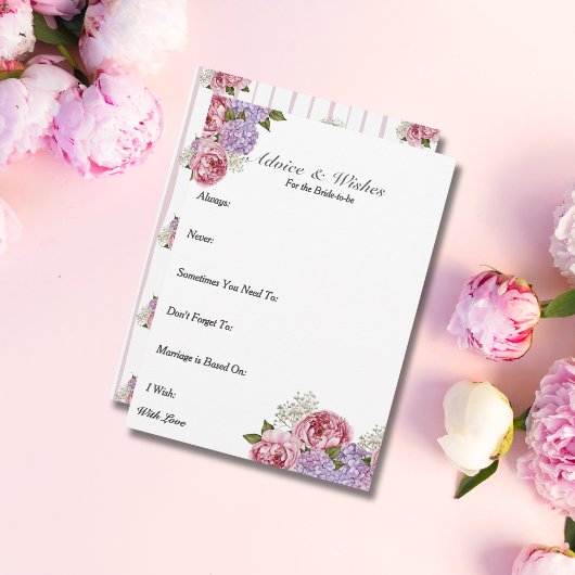 アドバイス&ウィッシュブライダルシャワー牡丹あじさい