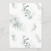 アドバイス&ウィッシュ新郎新婦ブライダルシャワー アドバイスカード (裏面)